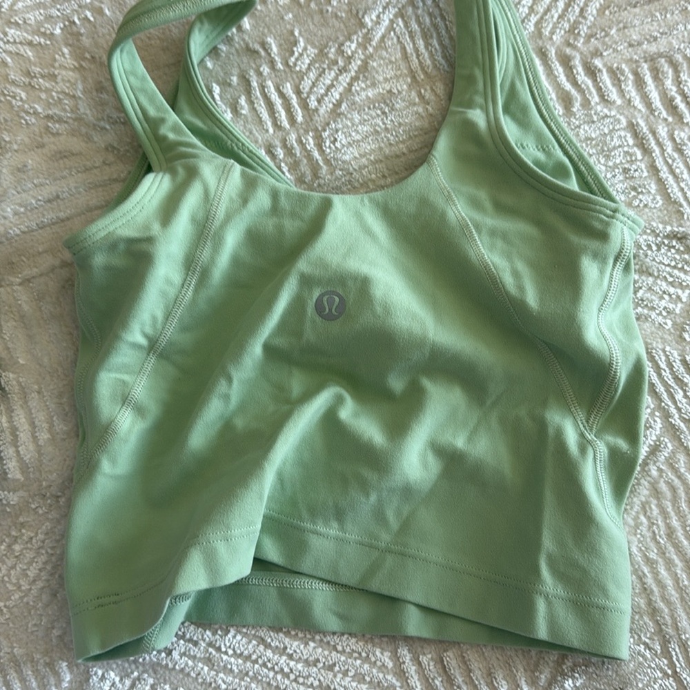 Lululemon Athletica Green Tank Top